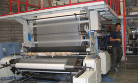 3 layer co-extrusion machine sent to Mexico.