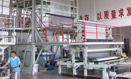 3 layer co-extrusion machine sent to Wuhan City, Hubei Province.